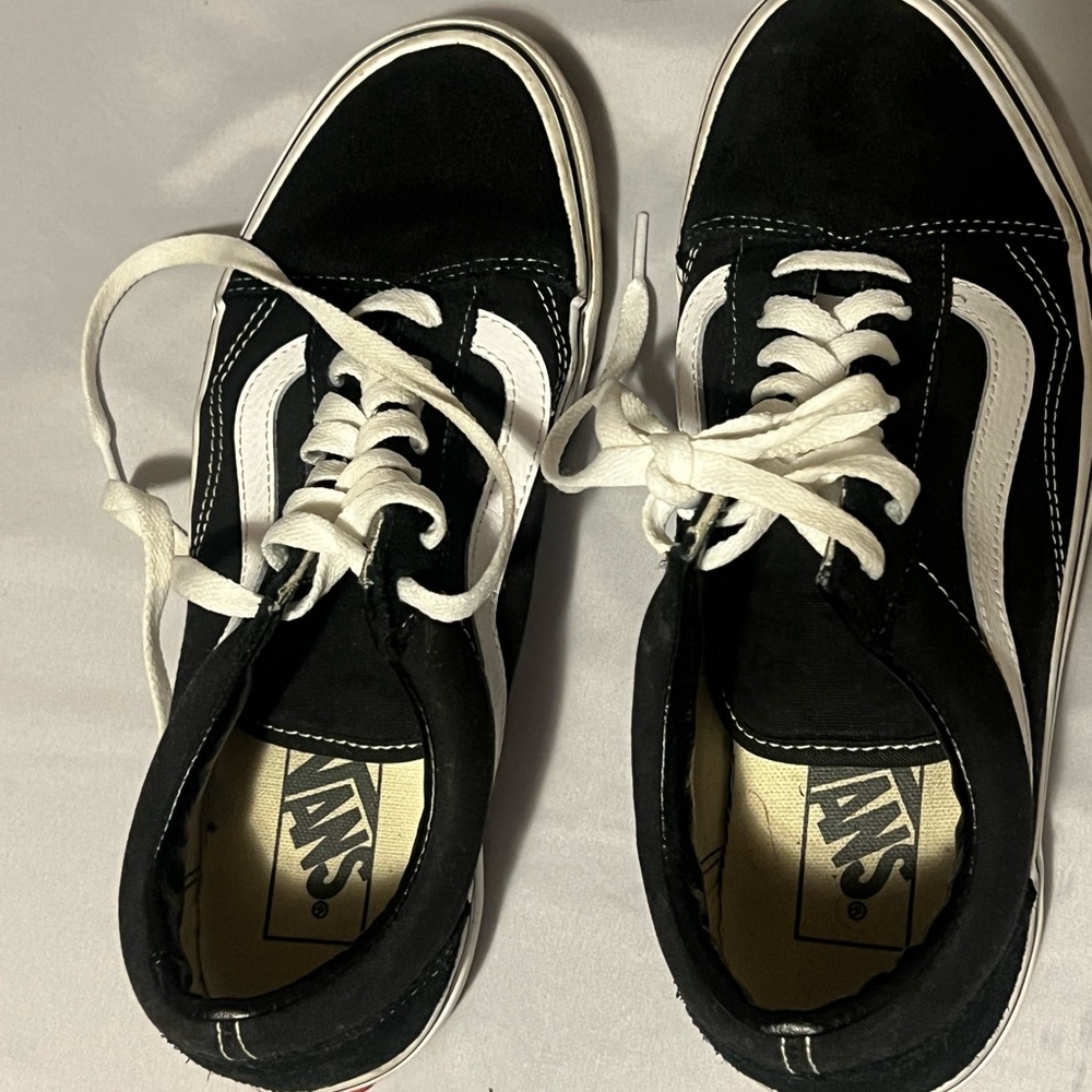 Vans Black and White womens Sneakers